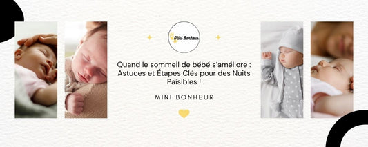 bannière de blog quand le sommeil de bébé s'améliore