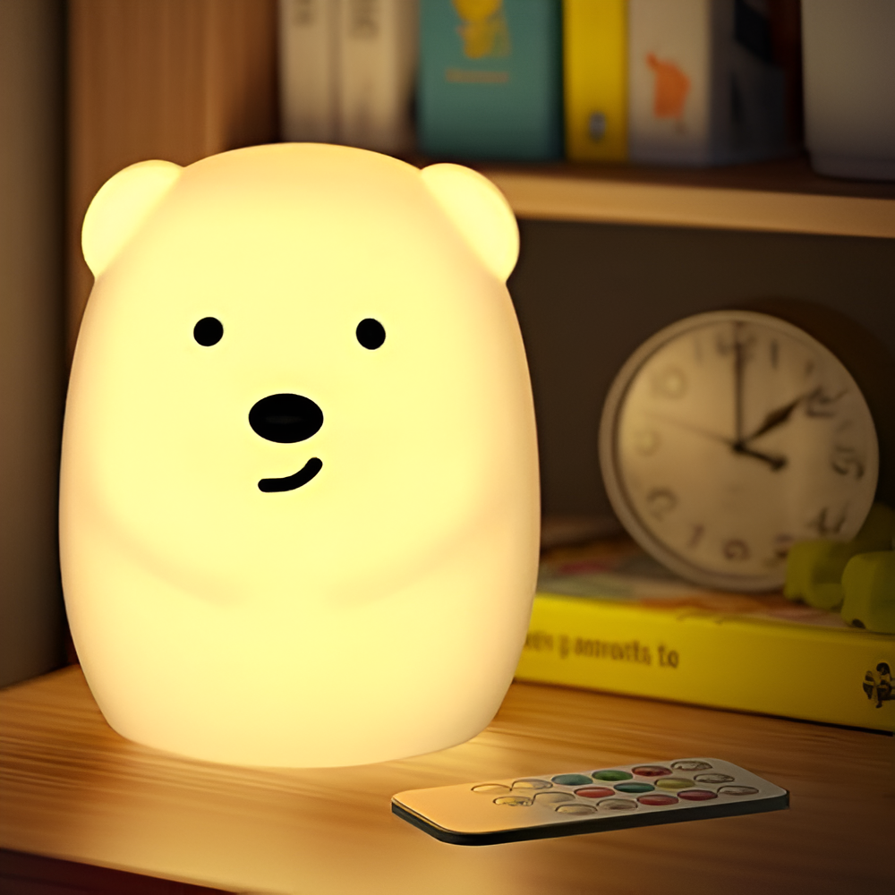 Image de OURS LUMINEUX VEILLEUSE utilisĂ© pour les bĂ©bĂ©s â Ours lumineux veilleuse
