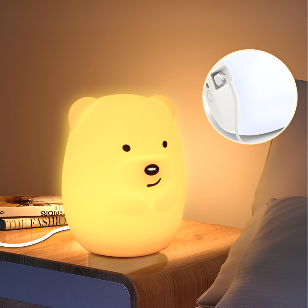 Image de OURS LUMINEUX VEILLEUSE utilisĂ© pour les bĂ©bĂ©s â Ours lumineux veilleuse