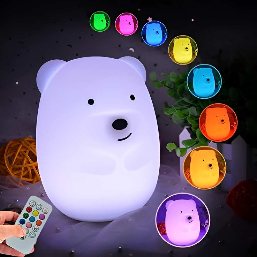 Image de OURS LUMINEUX VEILLEUSE utilisĂ© pour les bĂ©bĂ©s â Ours lumineux veilleuse