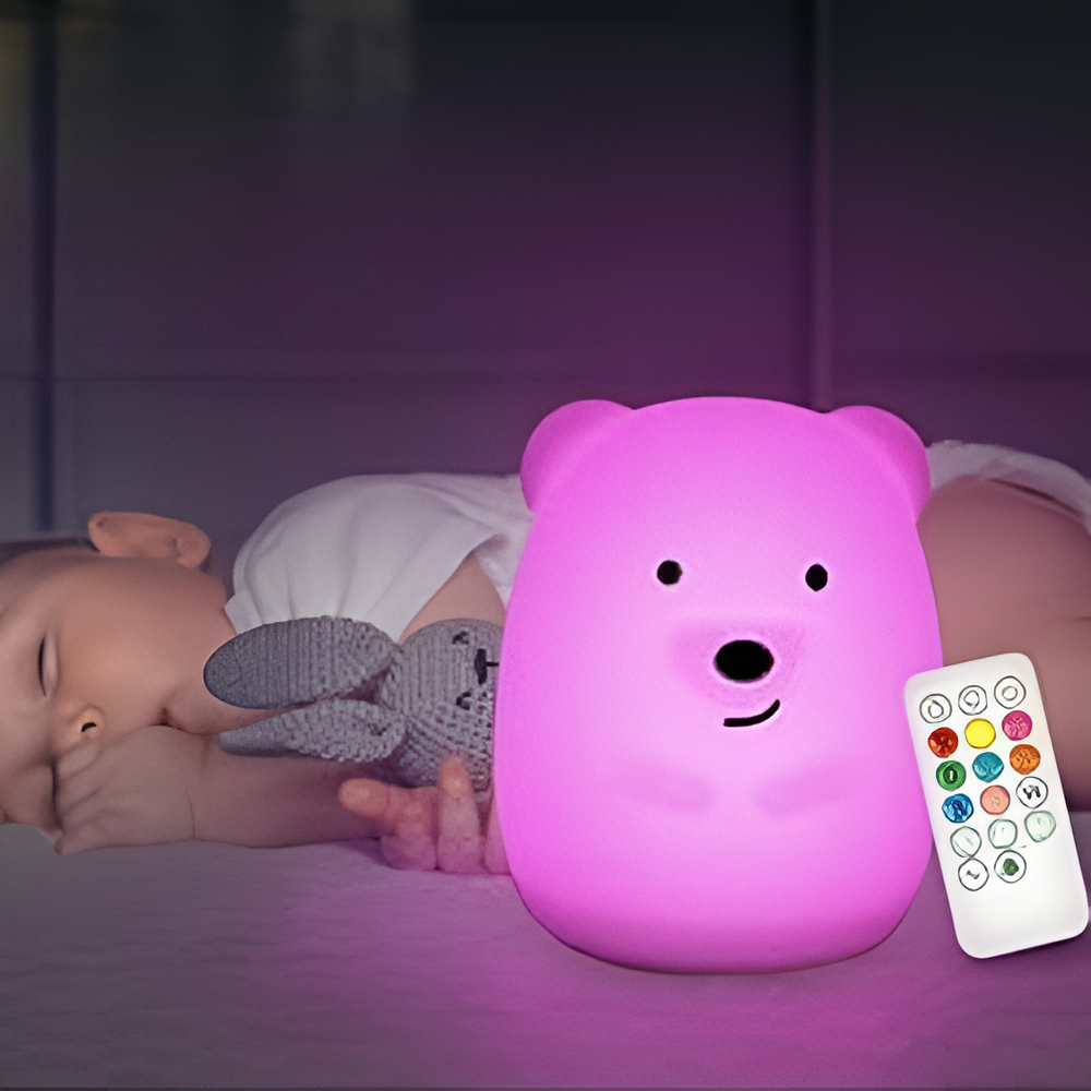 Image de OURS LUMINEUX VEILLEUSE utilisĂ© pour les bĂ©bĂ©s â Ours lumineux veilleuse