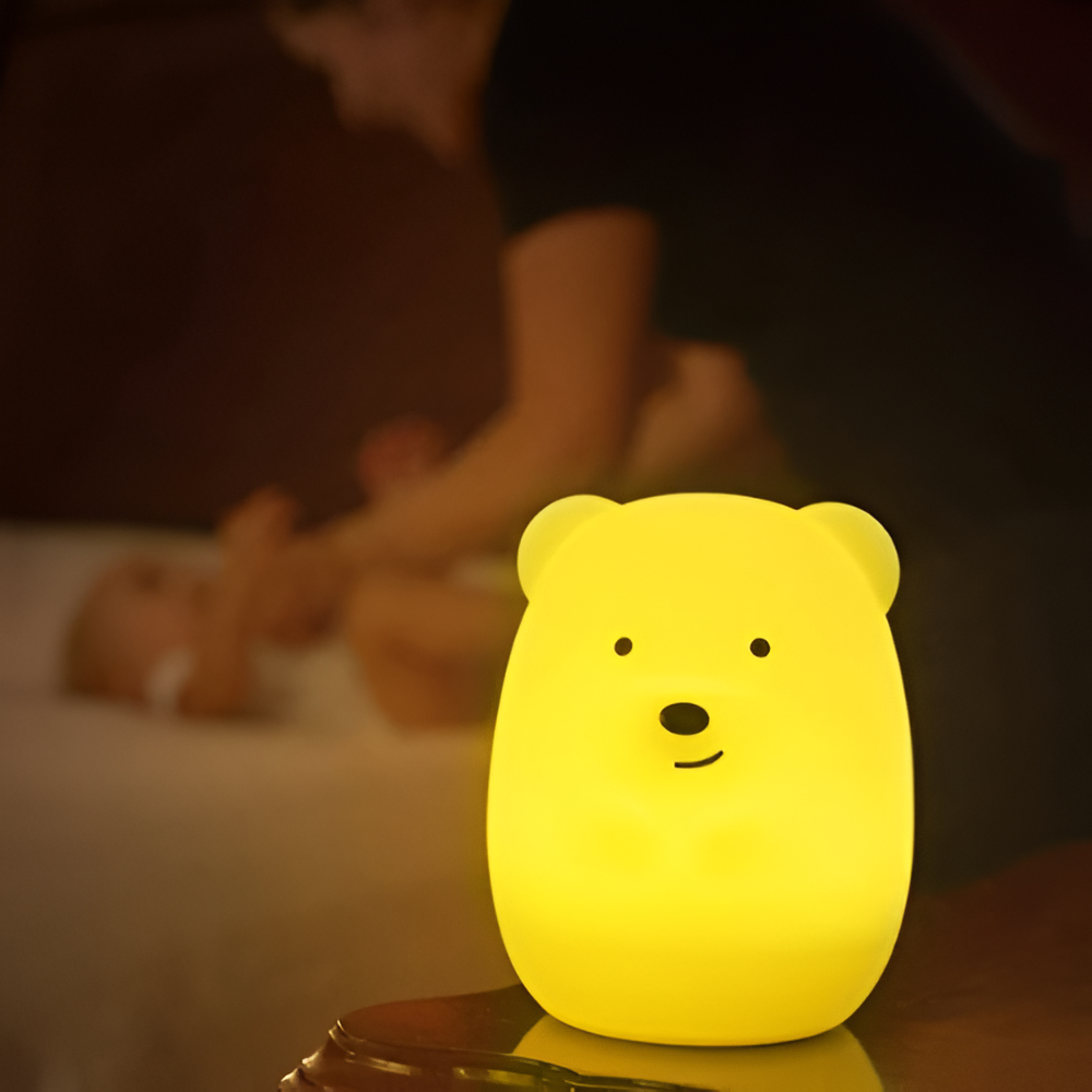 Image de OURS LUMINEUX VEILLEUSE utilisĂ© pour les bĂ©bĂ©s â Ours lumineux veilleuse