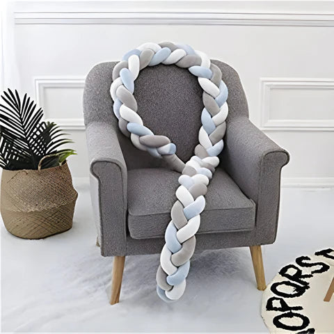 tour de lit bebe tresse