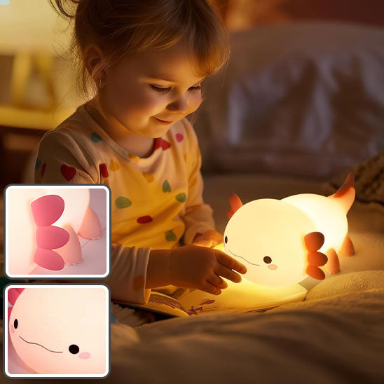 Image de VEILLEUSE AXOLOTL utilisĂ© pour les bĂ©bĂ©s â veilleuse axolotl