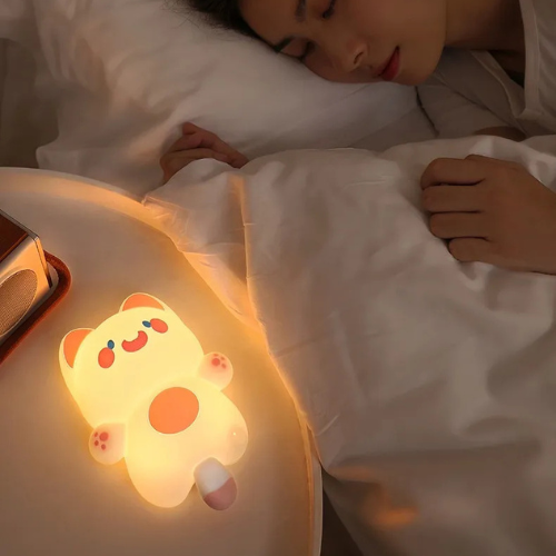 Image de VEILLEUSE CHATON ROSE utilisé pour les bébés – veilleuse chaton