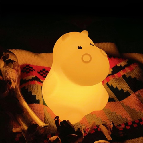 Image de VEILLEUSE HIPPOPOTAME utilisé pour les bébés – veilleuse hippopotame