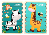 PUZZLE ZEBRE & GIRAFE OFFERT