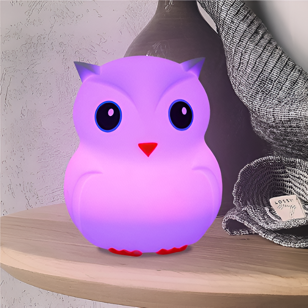 Image de HIBOU VEILLEUSE utilisé pour les bébés – hibou veilleuse