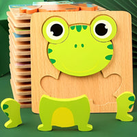 puzzle en 3D petite grenouille