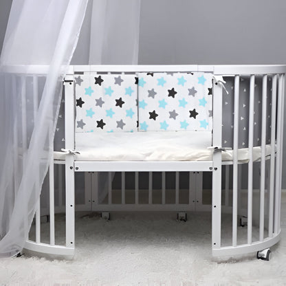 tour de lit complet dans un lit ovale