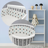 tour de lit bébé complet dans une chambre de bébé