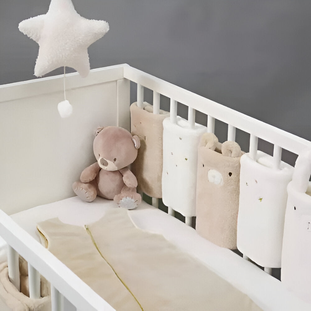 tour de lit bébé respirant sans ficelles