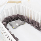 TOUR DE LIT BEBE TRESSE - Gris 4M