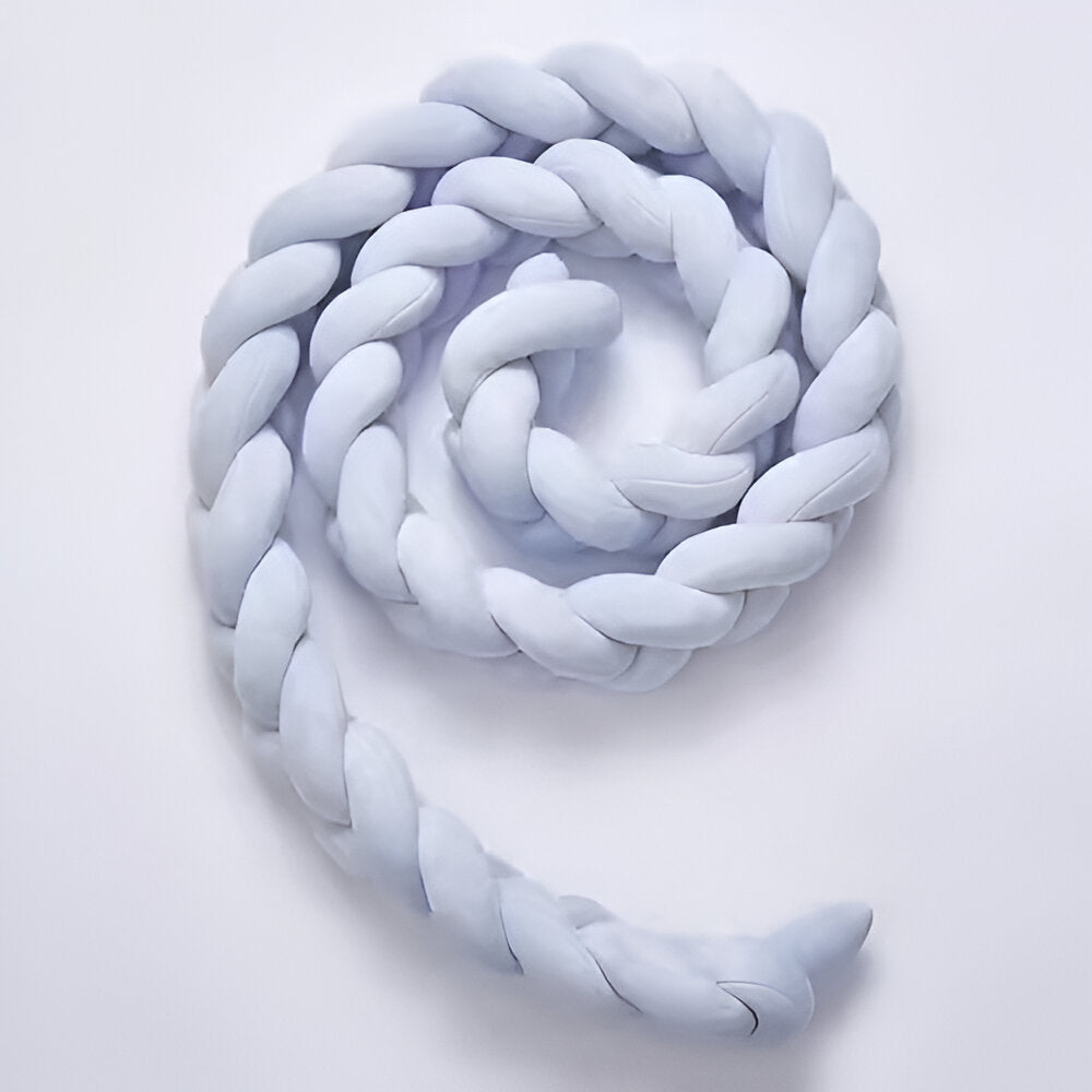 tresse de lit 3m bleu enroulé
