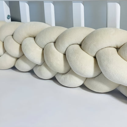tresse de lit beige clair