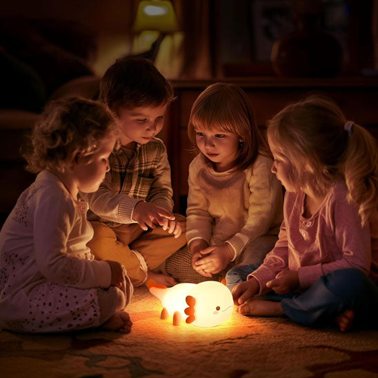 Image de VEILLEUSE AXOLOTL utilisé pour les bébés – veilleuse axolotl