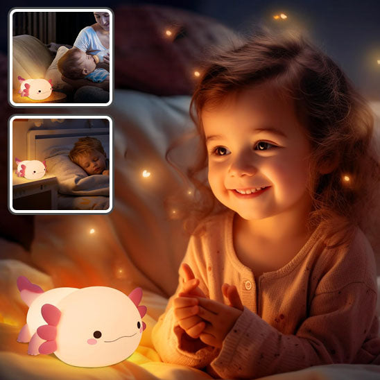 Image de VEILLEUSE AXOLOTL utilisé pour les bébés – veilleuse axolotl