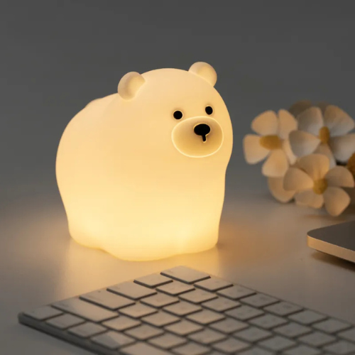veilleuse bébé ours éclairée