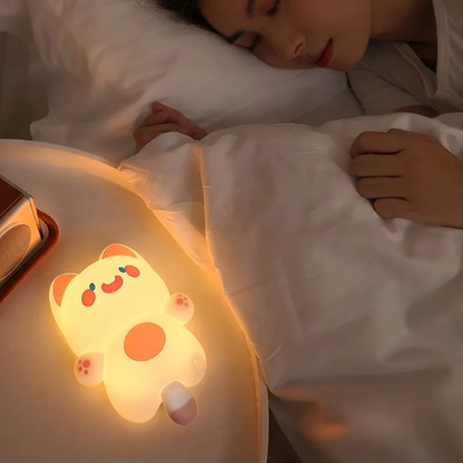 Image de VEILLEUSE CHATON ROSE utilisé pour les bébés – veilleuse chaton