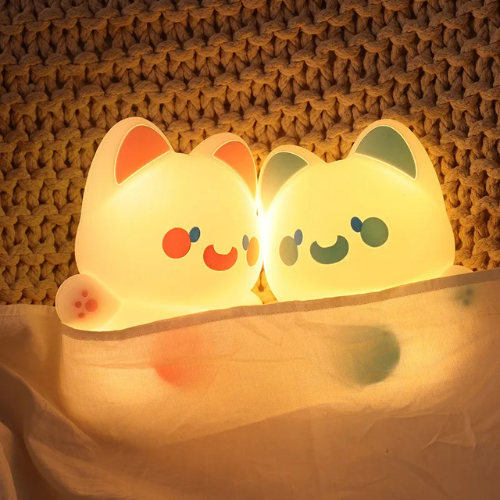 Image de VEILLEUSE CHATON ROSE utilisé pour les bébés – veilleuse chaton