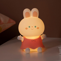 Image de VEILLEUSE LAPIN ROSE utilisé pour les bébés – veilleuse lapin