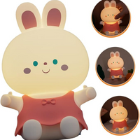 Image de VEILLEUSE LAPIN ROSE utilisé pour les bébés – veilleuse lapin